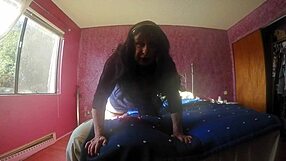 I have bedroom fun with Michele in lingerie