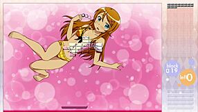 i watch kousaka kirino strip in arkanoid gameply