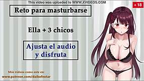 masturbate to my spanish joi with three sexy guys