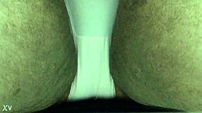 Sexy crossed legs in panties!