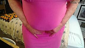 pretty pink panties turned cummy before i sent them away from dawnskye1962's hottest mature online