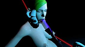 In the virtual reality game, Captain engages in hardcore action with big ass