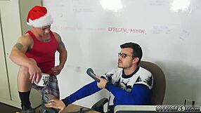 a young boy and old lady in a holiday special movie