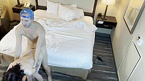 Petite Tattooed Teen Bent Over for Rough Doggystyle Fucking.