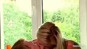 blonde teen babes getting hot.