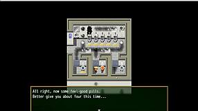 in ouka rpg, kamikaze committee gangbangs bound girl outdoors.