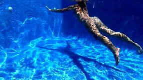 Wow, that exuberant MILF gets penetrated under the water so intensely!