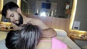 I tore her panties in the motel with my big cock