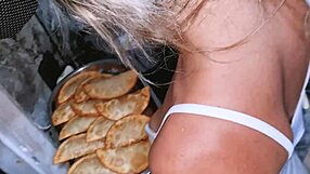 went to aunt's, cousin gave me pie and pussy 😏