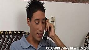 Phone sex while crossdressing feels amazing