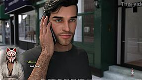 big tits milf gives handjob on parking lot