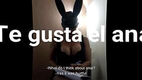 This latina milf interview goes wild with squirting