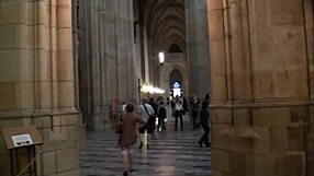 Explore inside prague castle