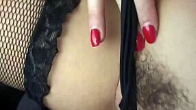 redhead milf masturbates in car before old man bangs