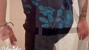 Tio arrives from trip and flirts with friend in brazilian hardcore