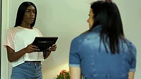 Man, Reagan totally got stepdaughter Ashley to orgasm with some wild licking!