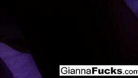 brunette gianna michaels intensely masturbates nude