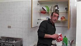 redhead milf masturbates in car before old man bangs