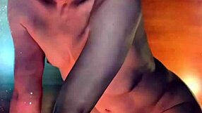 Winter nude masturbation in snow