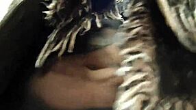 Naughty hazel flashes her natural tits while shopping outdoors in public