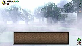 some hot underwear hornycraft with big tits cosplay 😈