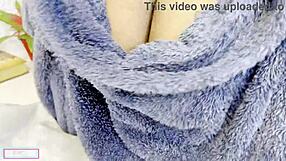 Brazilian slut swallows after anal creampie and squirting.