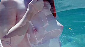 Pyper Gets Her Body Rubbed By Lover Over By The Poolside