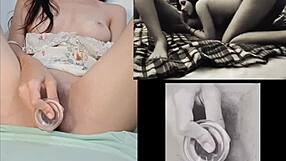 Masturbating While Watching Sexy Lesbian Amateurs