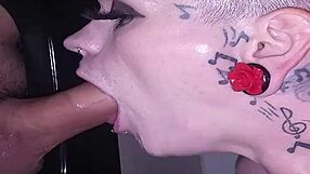 lyrik allure tattooed gloryhole blowjob with facial pt 3