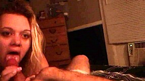 worlds best deepthroat blowjob with cum, cheating wife homemade