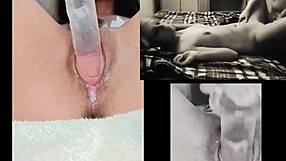 Masturbating While Watching Sexy Lesbian Amateurs
