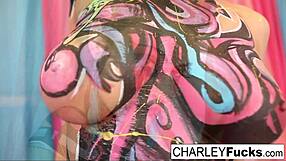 Charley Teases Big Tits Ass Pussy!