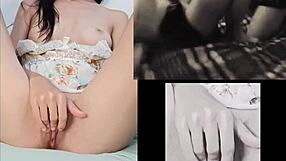 Masturbating While Watching Sexy Lesbian Amateurs