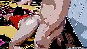 man, my innocent cartoon stepsis wanted sex lessons and i took her virginity part 1