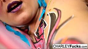 Charley Teases Big Tits Ass Pussy!