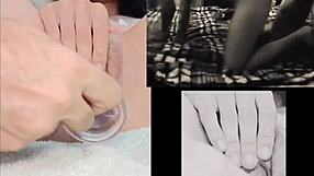 Masturbating While Watching Sexy Lesbian Amateurs