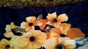 Couple swallows cum on sofa in POV hardcore