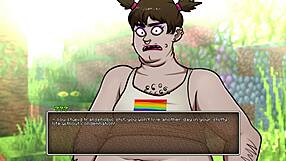 some hot underwear hornycraft with big tits cosplay 😈