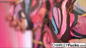 Charley Teases Big Tits Ass Pussy!