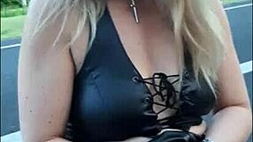 I can’t believe the humiliation as this milf slut pisses on me. Her orgasm drives me wild with submission.