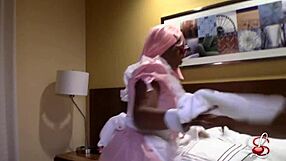 I stuff the anime maid's big ass with my fat cock in cosplay