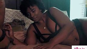 My workout with the trainer started innocently, but his big black cock turned it into bareback fun