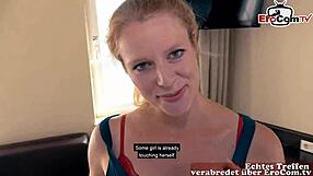 i picked up a naughty blonde with small tits on the street