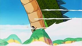 Latino version of Dragon Ball Z opening theme plays.