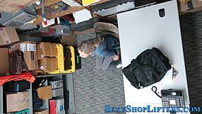 Blonde Amateur Receives Cumshot