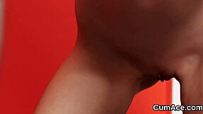 Unusual Peach Swallows Jizz In Intense Blowbang Facial.