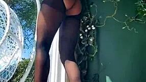 hot babe with big tits and milf charm performs solo fetish acts