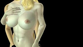 Animated 3d cartoon features lesbian girls in intimate interactions