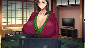 kanojo no okaa-san ep9 has her cumming hard in anime hentai game