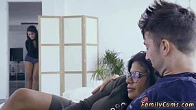 interracial wife shares tiny blonde with black burglar